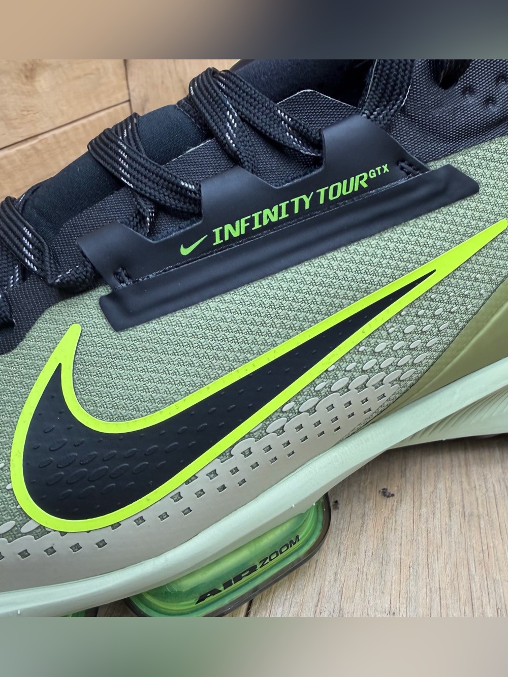 Nike Infinity Tour 2 Gore-Tex Dusty Olive Men’s Size 10 Golf Cleats FV4897-300 - Picture 10 of 12